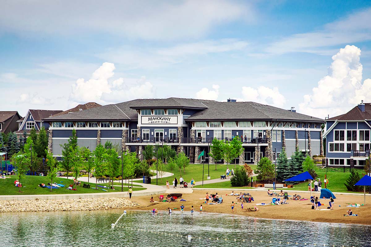 Mahogany Clubhouse and beach